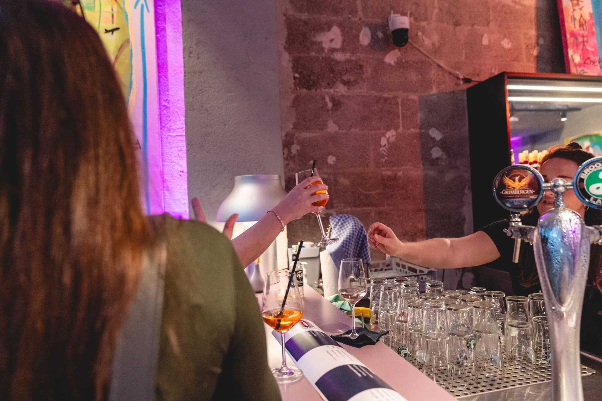 Barbereich der Grace Studiobar in Offenbach