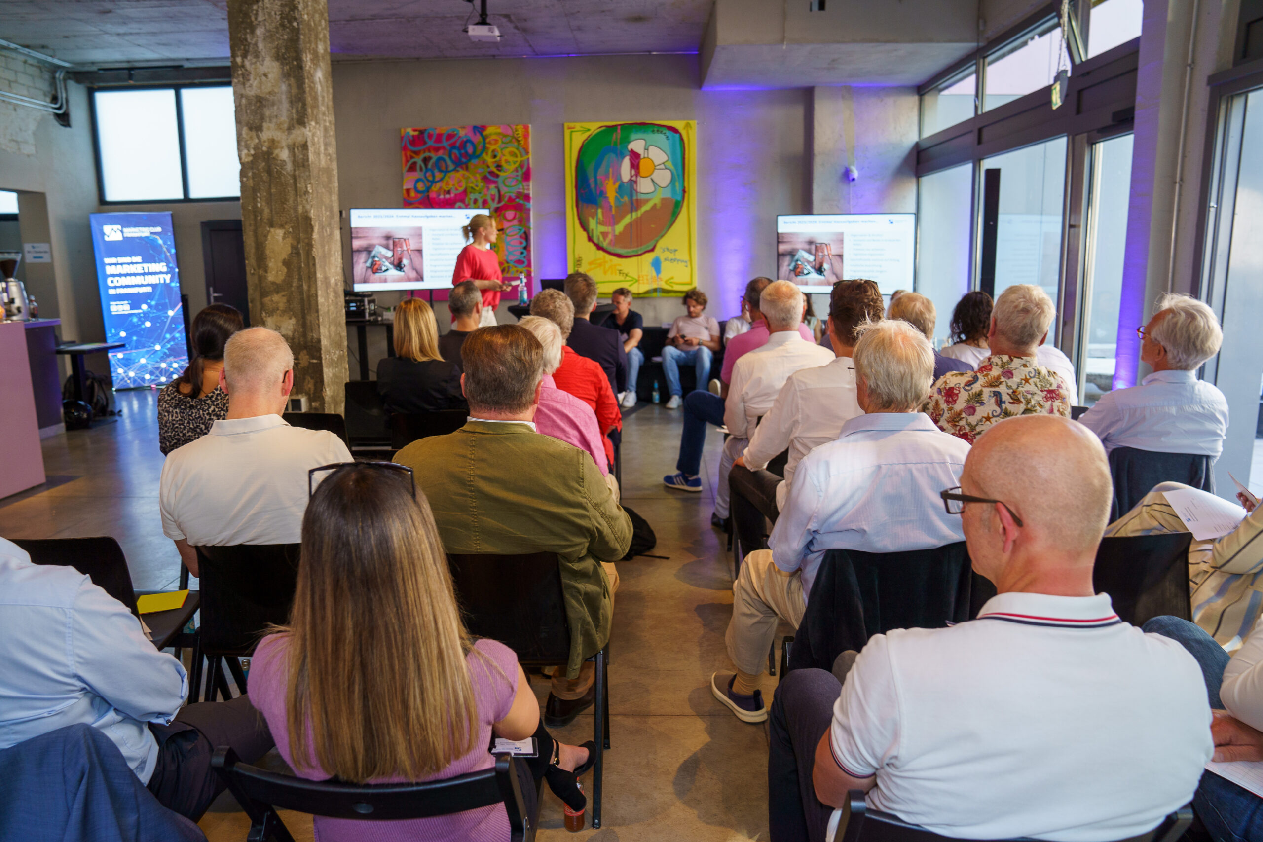 Business Event mit Vortrag in der Grace Studiobar